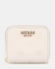 Guess Cresıdıa Slg Small Zıp Around Kadın Beyaz Cüzdan SWPG9349137-OFF