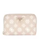 Guess Laurel Slg Medıum Zıp Around Kadın Bej Cüzdan SWPG8500140-SDL
