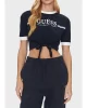 Guess Knot T-Shırt Kadın Lacivert T-Shirt V5GI05I3Z14-A71W