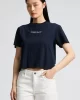 Guess jeans Gj Ss Cn Boxy Embro Logo Tee Kadın Lacivert T-Shirt W5RI42K8HM0-A71W