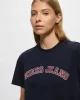 Guess jeans Gj Ss Cn Boxy Collegıate Tee Kadın Lacivert T-Shirt W5RI41K8HM0-A71W