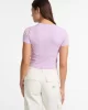 Guess jeans Gj Ss Cn Baby Emb Star Tee Kadın Lila T-Shirt W5GI38J1314-G487