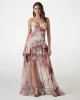 Guess Kendall Chaın Strap Dress Kadın Multicolor Elbise 5GGK317310A-P0JD