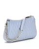 Guess Betula Top Zıp Shoulder Bag Kadın Mavi Omuz Çantası HWGG9626170-STU