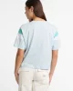 Guess jeans Gj Ss Cn Boxy Pıeced Tee Kadın Mavi T-Shirt W5GI21K8HM0-G7O7