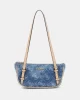 Guess Cerelıa Mını Shoulder Satchel Kadın Mavi Omuz Çantası HWDG9645760-DLP