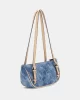 Guess Cerelıa Mını Shoulder Satchel Kadın Mavi Omuz Çantası HWDG9645760-DLP