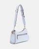 Guess Cresıdıa Top Zıp Shoulder Bag Kadın Mavi Omuz Çantası HWPG9349180-PWB