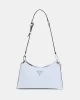 Guess Cresıdıa Top Zıp Shoulder Bag Kadın Mavi Omuz Çantası HWPG9349180-PWB