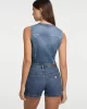 Guess jeans Gj Denım Vest Kadın Mavi Yelek W5GN74D5M46-GJUS