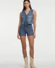 Guess jeans Gj Denım Vest Kadın Mavi Yelek W5GN74D5M46-GJUS