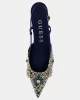 Guess Jesseny Kadın Mavi Topuklu Ayakkabı FLPJSNFAB03-BLUE