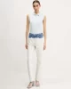 Guess jeans Gj Sleeveless Collar Slım Pkt Kadın Mavi T-Shirt W5GP24KCYR1-G7O7