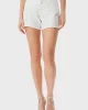 Guess Relaxed Mıdı Short Kadın Beyaz Şort W5GD74D5N91-GWBL