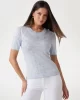 Guess Rosıe 4G Rn Ss Swtr Kadın Mavi T-Shirt W5GR20Z3D60-A719