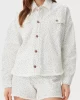 Guess Western Shacket Kadın Beyaz Ceket W5GN90D5N91-GWBL