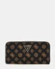 Guess Laurel Slg Large Zıp Around Kadın Kahverengi Cüzdan SWPG8500146-MLO
