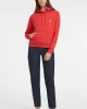 Guess jeans Gj Hood Reg Mını Trıang Sweat Kadın Kırmızı Sweatshirt W4YQ04KC811-G597