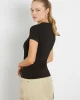 Guess Ss Cn Mını Trıangle Tee Kadın Siyah T-Shirt W2YI44J1314-JBLK
