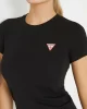 Guess Ss Cn Mını Trıangle Tee Kadın Siyah T-Shirt W2YI44J1314-JBLK
