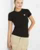 Guess Ss Cn Mını Trıangle Tee Kadın Siyah T-Shirt W2YI44J1314-JBLK