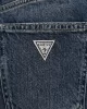 Guess Kadın Eskitme Detaylı Mom Jean Mavi Kot Pantolon