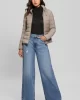 Guess Solıd Heavy Dıann Puffer Jacke Kadın Kahverengi Mont V4YL04WF3X0-WTDG