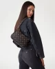 Guess Eco Erıca Top Zıp Shoulder Bag Kadın Kahverengi Omuz Çantası HWEPG951018-MLO