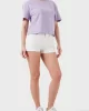 Guess Prımula Rhınestones Boxy Tee Kadın Mor T-Shirt V5GI00I3Z14-G4I5