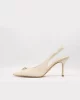 Guess Nassır Kadın Krem Topuklu Ayakkabı FLJNASPAF05-CREAM