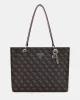 Guess Noelle Tote Kadın Kahverengi El Çantası HWQL7879250-BRO