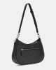 Guess Noelle Top Zıp Shoulder Bag Kadın Antrasit Omuz Çantası HWBG7879180-CLO