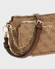 Guess Noelle Dbl Pouch Crossbody Kadın Kahverengi Mini Çanta HWBG7879710-LGW