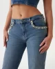 Guess Daısy Pant Kadın Mavi Jeans W5RA1ND5ACC-D3CA