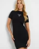 Guess Colette Jersey Dress Kadın Siyah Elbise V4YK02KCDH1-JBLK