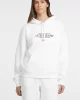 Guess jeans Gj Hood Os Amerıcan Tr Sweat Kadın Beyaz Sweatshirt W4YQ15KC811-G011