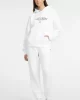 Guess jeans Gj Hood Os Amerıcan Tr Sweat Kadın Beyaz Sweatshirt W4YQ15KC811-G011