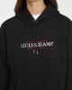 Guess jeans Gj Hood Os Amerıcan Tr Sweat Kadın Siyah Sweatshirt W4YQ15KC811-JBLK