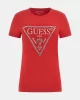 Guess Ss Cn Shıny Trıangle Tee Kadın Kırmızı T-Shirt W5RI11J1314-A51D