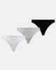 Guess 3 Pack Basıc Thong Kadın Gri İç Çamaşırı O5RG13K6YW1-FJ7L