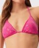 Guess Kadın Pembe 4G Taşlı Üçgen Bikini Üst
