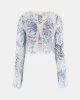 Guess Ls Anastasıa Lace Top Kadın Çok Renkli Bluz W5GH0TWHAD2-P7VM