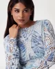 Guess Ls Anastasıa Lace Top Kadın Çok Renkli Bluz W5GH0TWHAD2-P7VM