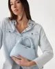 Guess Sansa Top Handle Crossbody Kadın Mavi El Çantası HWNG8476110-PWB