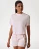 Guess Brıtney Crop Tee Kadın Pembe T-Shirt V3RI08I3Z14-G644