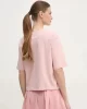 Guess Colette Boxy T-Shırt Kadın Pembe T-Shirt V4BI21I3Z14-G644