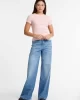 Guess jeans Gj Ss Cn Embro Slım Top Kadın Pembe T-Shirt W5GP62KA0H1-G6R4