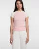 Guess jeans Gj Ss Raglan Cn Embro Slım Top Kadın Çok Renkli T-Shirt W5GP61KA0H1-A61G