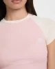 Guess jeans Gj Ss Raglan Cn Embro Slım Top Kadın Çok Renkli T-Shirt W5GP61KA0H1-A61G