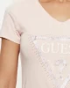 Guess Ss Vn Python Trıangle Tee Kadın Pembe T-Shirt W5RI21J1314-A61L